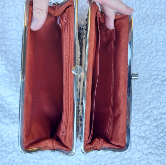Hobo Lauren Wallet Cosco Snakeskin pattern Leather - Picture 4 of 9